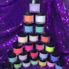 Liquidi PC casuali/polveri acriliche bottiglia Set Coloful Nails Sistema acrilico che immerge polveri di asciugatura rapida per donne decorazioni per le nail art