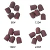 Dresses 50pcs/lot 10*15mm Sanding Block Sleeves Without Grip Pedicure Tools Electric Nail Drill Polishing Accessories