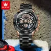 Watches Oulishi Brand Large Dial Waterproof Multifunktionell Sports Men's Watch