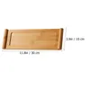 Teaware -sets Bandejas para comida Tray theekopschotel stand bamboe tafel vasthoudende serviceplaathouder