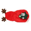 犬のアパレルペットクリスマス服テーマパーティー猫のための温かい柔らかい冬の衣装