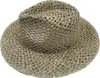 Geniş Memlu Şapka Kovası Şık Yaz Panama Caz Fedora Şapka Tasarımcısı Açık Mekan Günlük Plaj Yüksek Kalitesi Sombrero Mujer Playa Q240403