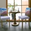 Couvre la chaise Fuji Mountain Cherry Blossom Japon Cover Stretch Elastic Dining Room Scecover Spandex Case de bureau