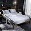 LISM 4pcs Bedding Set Bed Linen Sets Satin Mattress Cover Set Sabanas King Size Bedsheet Smooth Soft Cool Bed Sheets pillowcase 240417