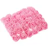 Fleurs décoratives 144 pcs roses artificielles mini tête fausse fleur de fleur décoration mousse mousse