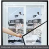 Filmer vinter inomhus fönsterfilm 0,25 mm fönster vindtät film och varm film är gjord av speciellt kallresistant PVC -material
