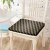 Poduszka Vintage Plaid Lines Printed krzesło siedzące s miękki oddychający wykwintne krzesła krawędzi podkładka do dekoracji salonu