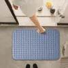 Mattes de bain anti-glissement Massage Massage Foot éproigne en silicone lavable Silicone avec trous de drainage pour les muscles d'entrée Décor de cuisine à la maison