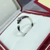 Carts Bracelet Classic en trendy 18K Rose Gold Plated Leopard Ring met glanzende diamant inleg modieuze mannen dames open head