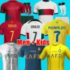 23 24 Al Nassr FC Soccer Jerseys Ronaldo Portuguese Jerseys Joao Felix Ruben Neves Bruno Diogo Portugieser Portugal JerseysフットボールシャツAl-Nassr FC Futbol