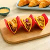 Cuisine Storage Taco Stand Solder Plastic Food Creative Rack Creative Table Varelle Panke pour la maison Restaurant Party