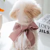 Ropa para perros falda de verano vestido de reverso de la reverencia de verano chihuahua caniche bichon ropa de cachorro camiseta de cachorro