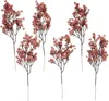 Декоративные цветы шелк искусственный детский дыхание с помощью букетов с стеблем розовыми младенцами (20 в 6 упаковке)