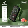 Mesii Mesii Visual Box 15k Vaporizadores Vaporizador desechable 15 Sabores Cigarrillos electrónicos AIFLOW Ajustable Cigarrillos electrónicos de bobina de malla