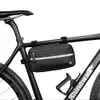 Rhinowalk 2023 Handlebar Bike Bag Multifunctional Bicycle Cycling Front Basket Handbag Frame Tube holder shoulder bike bag 240329