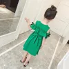 Girl Summer Casual Dress Baby Fashion Child 2 4 6 8 9 a 12 anni Abiti da principessa da festa giocano in The Park Girls Clothes Kids 240325