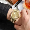 Inne zegarki Dropshipping 2020 Najlepiej sprzedający się produkt All Steel Mens Quartz Watch Luksusowa marka Najwyższa jakość Zegarek Meski Rel Gios Masculinol240403