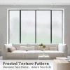 Machines Film de fenêtre Grosted Glass Window Film d'intimité No Glue Bathroom Window Film Film de confidentialité statique Cling Soleil non adhésif Blocking Heat