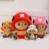 Filmer TV PLUSH Toy One Piece Tony Chopper fylld plysch Anime Figure Monkey D. Luffy Doll Toy Kawaii Dekoration Sleeping Pillow Christmas Gift 240407