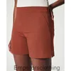 2023 primavera/estate New Fashion Versatile Womens Elastic Shill Shorts Pocket Shorts Shorts Casual Shorts Womens