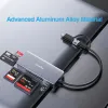 Mice 5 in 1 Usb 3.0 Card Reader Sd/cf/m2/ms/micro Sd Memory Card Reader Highspeed Adapter for Pc Laptop Computer Camera Drone