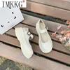 Dress Shoes 2024 Spring And Summer Women Mary Jane Sponge Cake Bottom Japanese Bowtie Student All-match Sweet Design Pumps