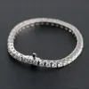 Link a catena di gioielli in pietra pregiata all'ingrosso 1 Carat Round Moissanite Diamond Tennis Bracciale per donne