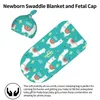 Dekens geen prob-llama baby swaddle deken voor geboren ontvangen