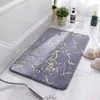 Bath Mats Honlaker Mat Zwart en Wit klassiek geometrisch patroon Super zacht absorberende badkamerdeur Niet-slip Tapijt tapijt