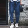 Jeans masculin 2020 Nouveau cône lâche de 8,8 oz adapté au lavage de jeans bleu jeans Spring Fashion Street Rise avec de grandes pochesl2403