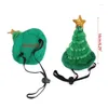 Abbigliamento per cani Cappello da pet Christmas per cani Dresse per gatti Forniture adorabili Carnivals Inverno Accessorio
