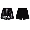 Hellstar Shorts Hell Star Pants European och American High Street Trendy Brand Men's and Women's Casual Sports Shorts Snabbtorkning Shorts Instagram Samma stil