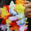 Décoration de fête 10pcs Torpil Hawaiian Artificial Flower Collier Aloha Luau Hawaii Thème Garland Summer Beach Wedding Birthday Decor