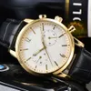 2021 Matte Leather Men's 5-pin WIS Platform Quartz Watch