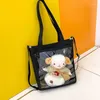 Shoulder Bags Original Aizatly Japanese Cute Doll Bag Personality Transparent Pain Cartoon Student Girl Class Messenger Armpit