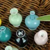 Vasos mini -pontas de ponta de ponta de dedão de cerâmica de cerâmica pequena manta de chá jingdezhen micro floral porcelana