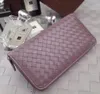 Ganze Brieftaschen von höchster Qualität Italien Lambskin Original Leder Reißverschluss um langen Brieftaschen für Frauen Männer Geldbeutelhalter Geschenkbox FA4432489