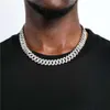 16mm Vvs Moissanite Iced Out Hiphop Rock Chain 925 Sterling Silver Sparkling Custom Cuban Link