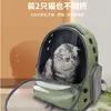 Cat Carriers Crates Home Pet Supply Cat Bag Space Capsule рюкзак для воздухопроницаемого клетки для переноски для путешествий H240407