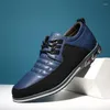 Casual Shoes Nice Arrives Leather Men's Breathable Non-slip Sports 39-48