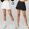 Gonna da tennis da yoga di al-women Nuova comoda adulatura sport sporli eleganti divertenti gonfie in stile avvolgitore con tasca varsity con comoda tasca interna corta nascosta