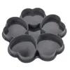 Baking Moulds Candy Chocolate Mold Versatile Heart-shaped 5-compartment Silicone For Burger Patties Cakes Kitchen