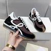 Designer Flow Runner Sneaker Men Women Scarpe per scarpe casual Allenatori in Nylon e Sneaker a pizzo in pelle scamosciata con sneaker con onde di gomma a miele più morbida con scatola con scatola