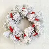 Fleurs décoratives Holder Christmas Garland Table fleurie Mini Berry Leaf Wath Plastic