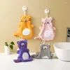 Towel Wipe Your Hand Coral Cartoon Animal The Kitchen Water Absorption Hands Rag Drop