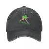 Ball Caps Worm On A String Time - Painting Aesthetic Cursed Collection No One Is Safe Set Green Cowboy Hat Sunhat Boy Women's