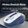 Drucker 1200DPI 2,4 g drahtlose Maus wiederaufladbare Mäuse Ultradhin Magic Silent Mouse Stumm für Laptop PC Gamer Computer Office Notebook