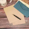 Geschenkverpackung Vintage Kraft Stationary Paper A5 Größe Stationerie Schreibbuchstaben Bulk Personalisierte Buchstaben