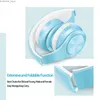 Telefon komórkowy słuchawki Nowe przybycie Macaron Colors stereo audio mp3 zestaw słuchawkowy Bluetooth bezprzewodowy słuchawki słuchawki SD Karta SD z mikrofonem odtwarzanie 20 godzin Y240407