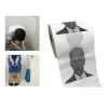 Tissue 10 Rolls Pattern Toilet Paper Roll Novelty Gift Bathroom Paper Towel 250 Sheets Funny Paper